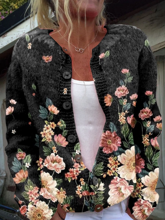 Catalina™ | Cárdigan Floral Vintage