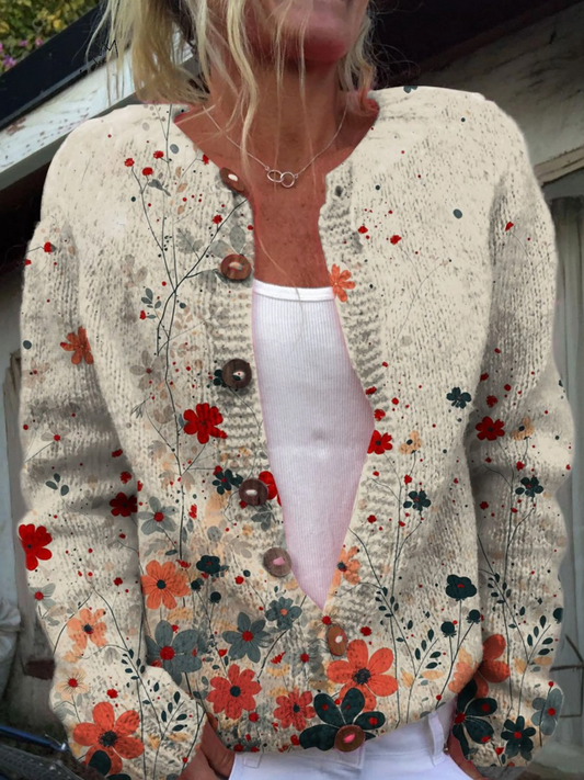 Isidora™ | Cárdigan Floral Vintage