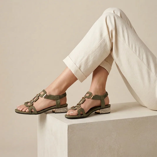 Sandalias de tacón cómodas Lunavel™