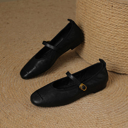Alba | Zapatos Planos de Piel