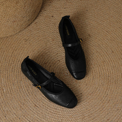 Alba | Zapatos Planos de Piel