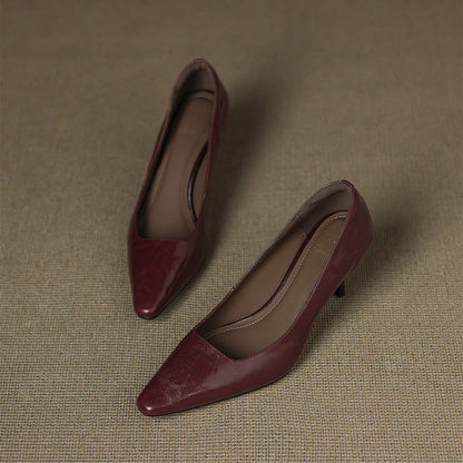 Lucía | Zapatos de Tacón Fino en Pie