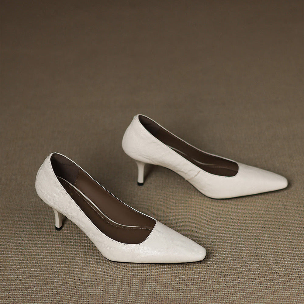 Lucía | Zapatos de Tacón Fino en Pie