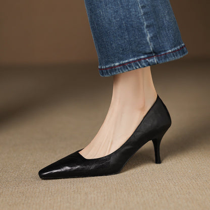 Lucía | Zapatos de Tacón Fino en Pie