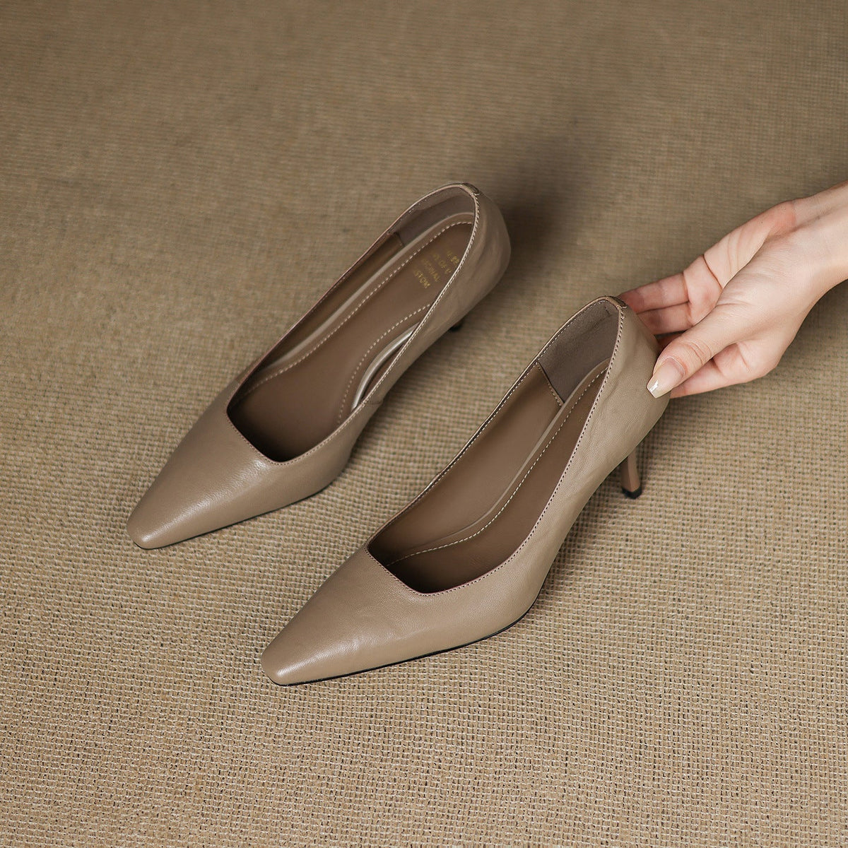 Lucía | Zapatos de Tacón Fino en Pie