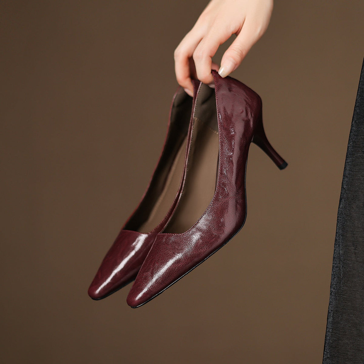Lucía | Zapatos de Tacón Fino en Pie