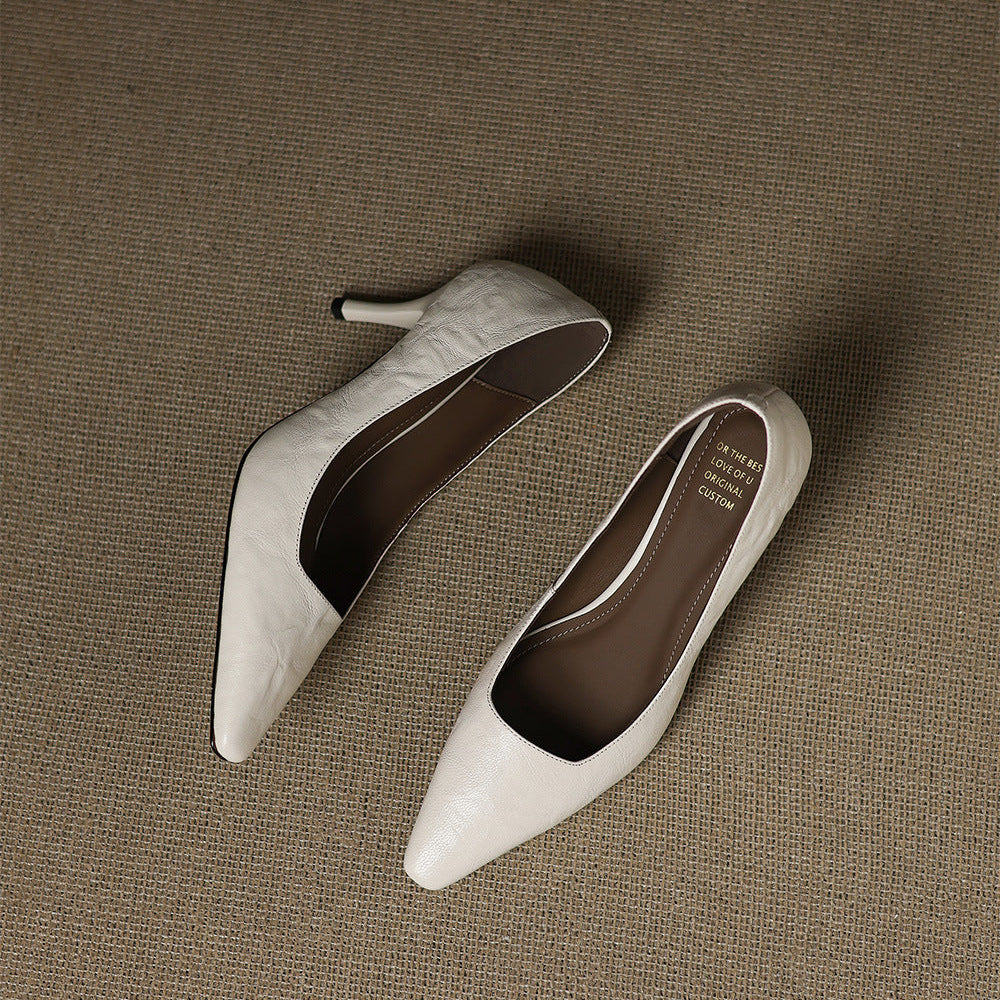 Lucía | Zapatos de Tacón Fino en Pie