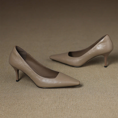 Lucía | Zapatos de Tacón Fino en Pie