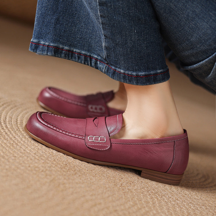 Sofía | Mocasines Clásicos de Piel