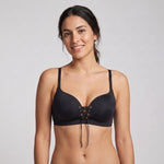 Sujetador Push-Up Sin Aros con Cordones