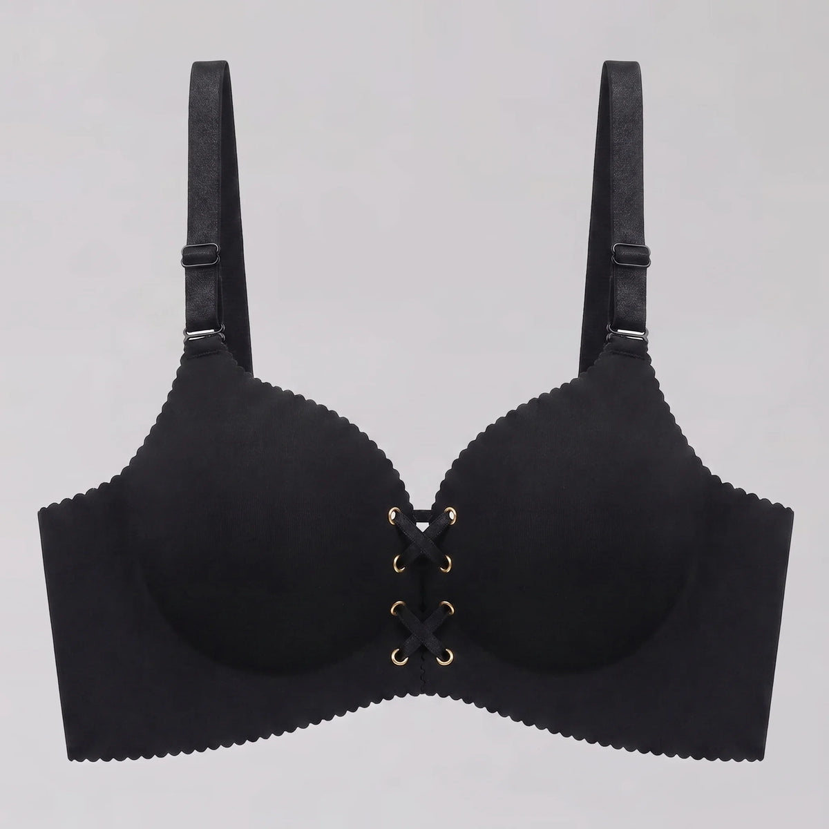 Sujetador Push-Up Sin Aros con Cordones
