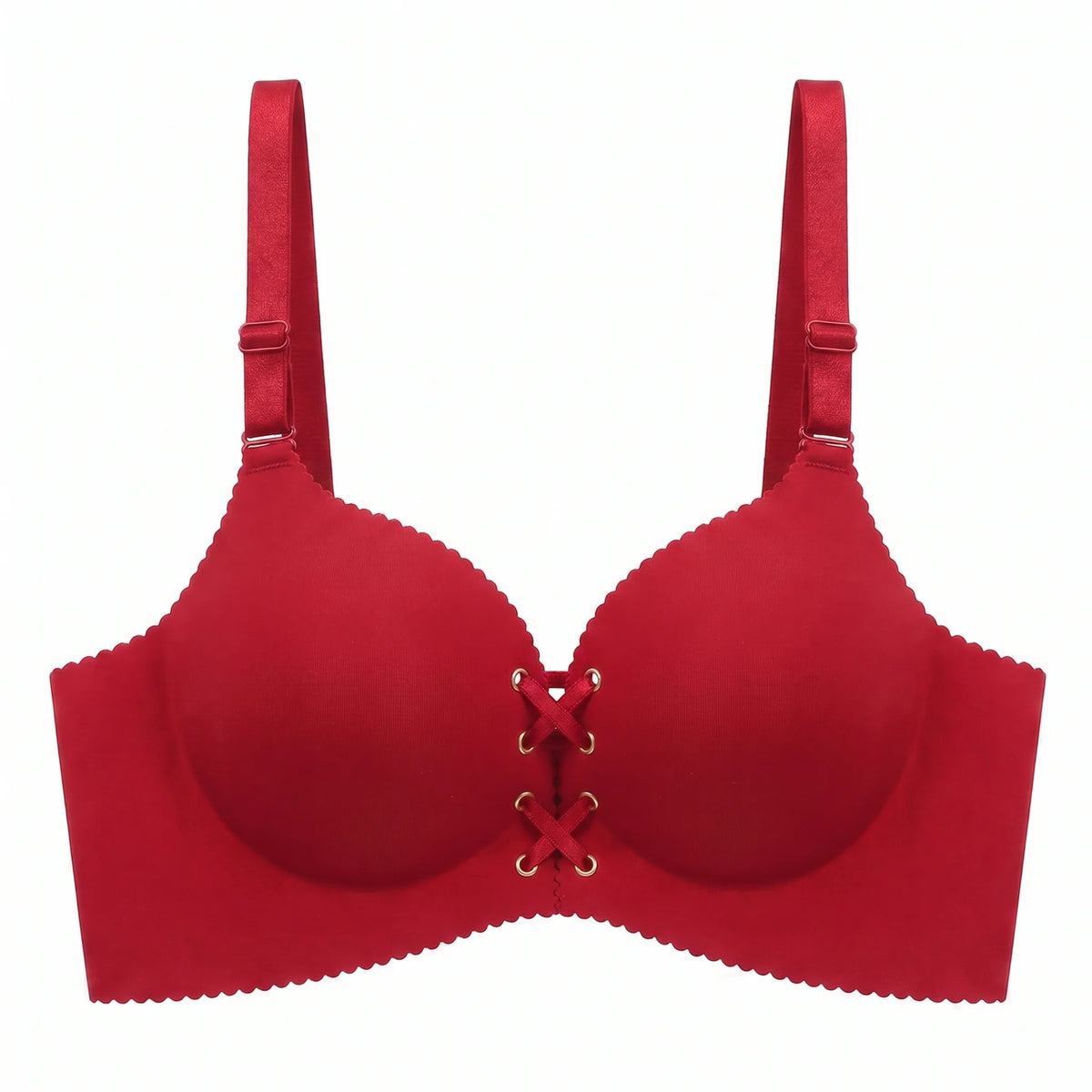 Sujetador Push-Up Sin Aros con Cordones
