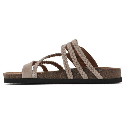 NAYARA™ | Sandalias de Corcho Trenzadas