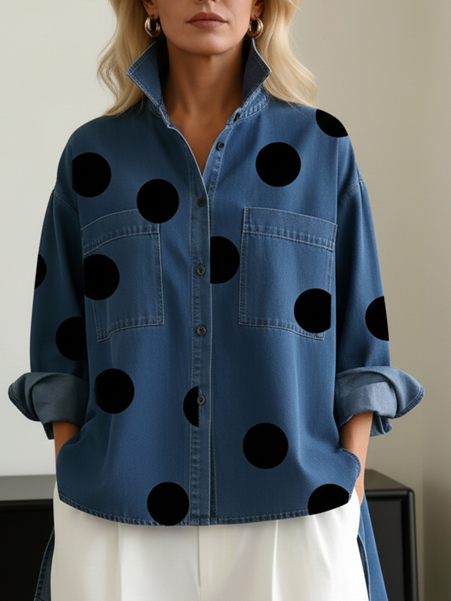 Isabel™ — Sobrecamisa de lunares