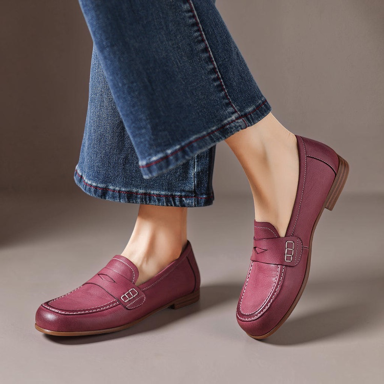 Sofía | Mocasines Clásicos de Piel